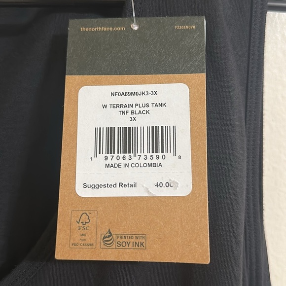 NWT The North Face W Terrain Women’s Plus Tank 3X - Picture 2 of 4